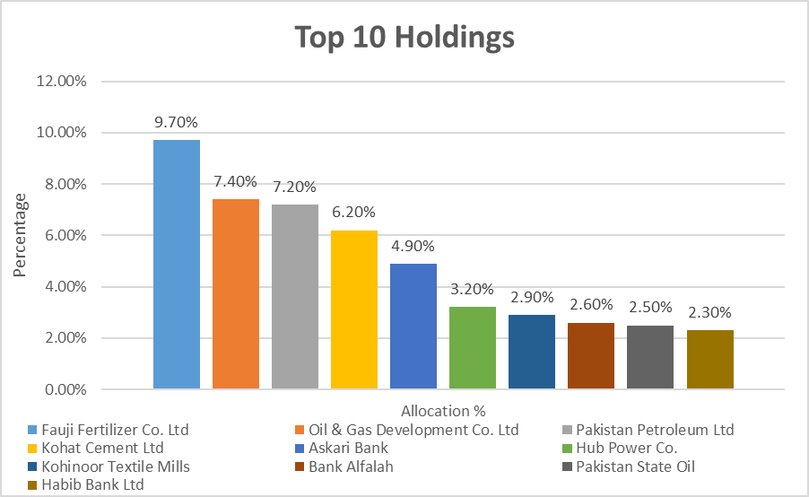 NBP Stock Fund Top 10 holdings